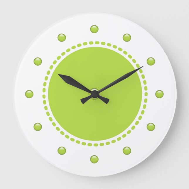 Reloj moderno de pared de cocina (Anverso)