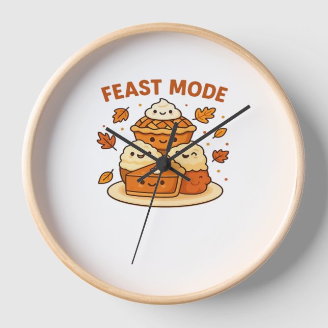 Reloj Modo de fiesta - Comodidad de otoño - Comodidad de (Anverso)