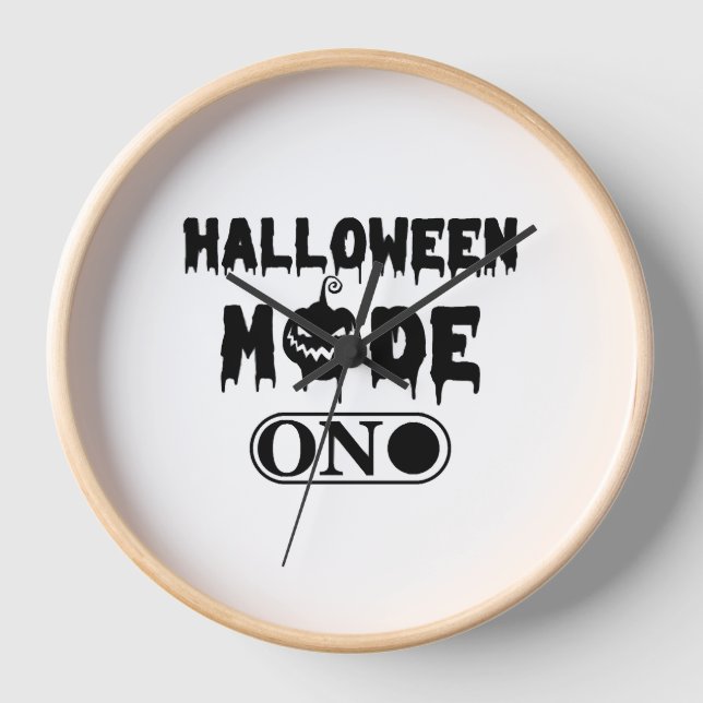 Reloj Modo Halloween activado - Calabaza de Halloween Fi (Anverso)