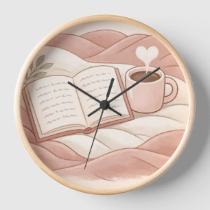 Reloj Momento Acogedor de Lectura - Diseño para Amantes