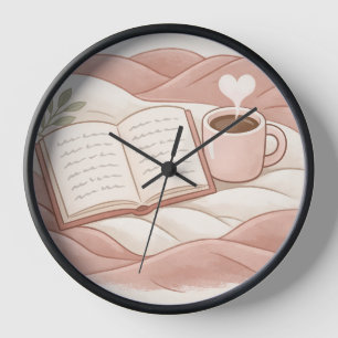 Reloj Momento Acogedor de Lectura - Diseño para Amantes