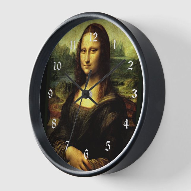 Reloj Mona Lisa, pintura famosa, (Ángulo)