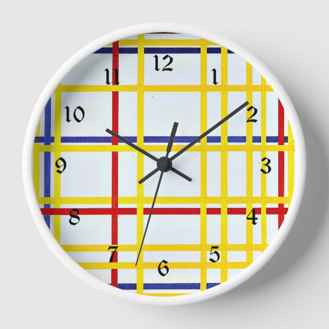 Reloj Mondrian - Nueva York I, (Anverso)