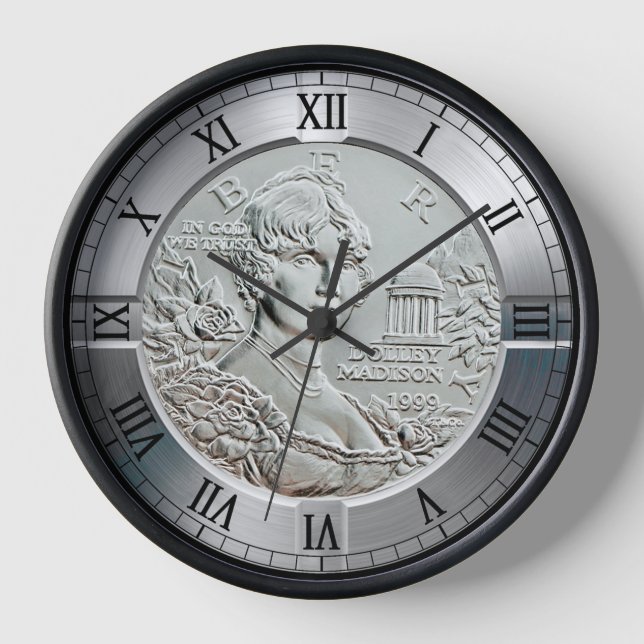 Reloj Moneda conmemorativa Dolley Madison 1999 ~ (Anverso)