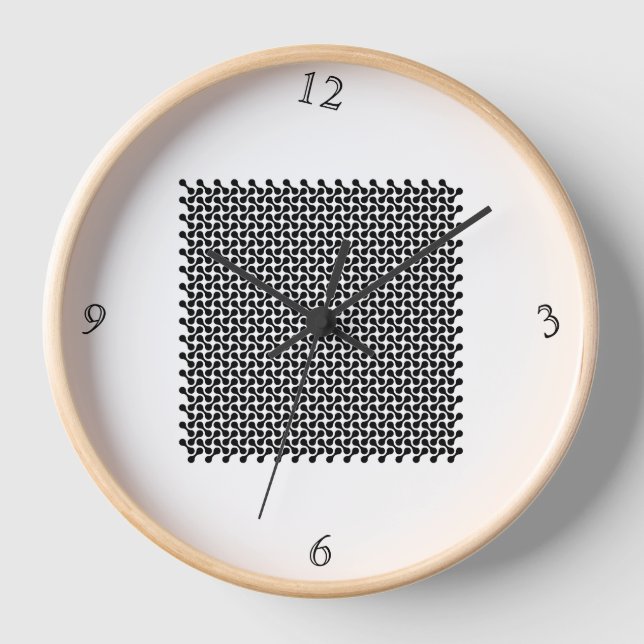 Reloj Mono Maze Wall Clock – Time in Motion (Anverso)