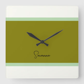 Reloj monográfico moderno