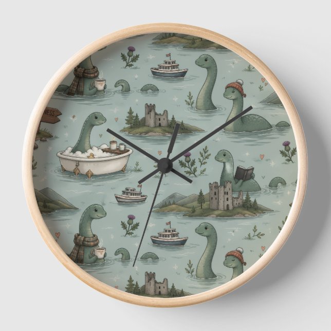Reloj Monstruo del Lago Ness (Anverso)