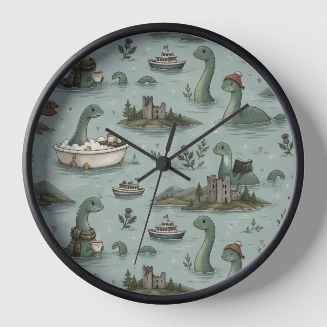 Reloj Monstruo del lago Ness  (Anverso)