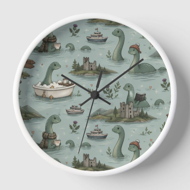 Reloj Monstruo del Lago Ness  (Anverso)