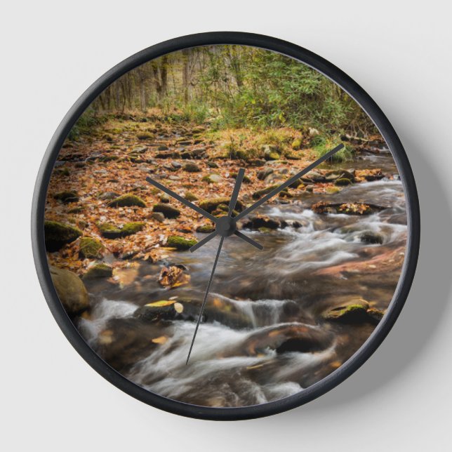 Reloj Montañas Cataloochee Creek NC Great Smoky (Anverso)