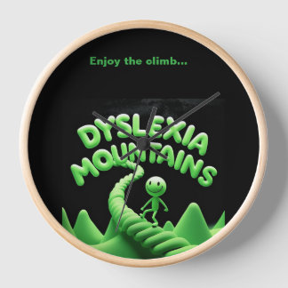 Reloj Montañas Dyslexia - ¡Disfruten de la Escala! Motiv