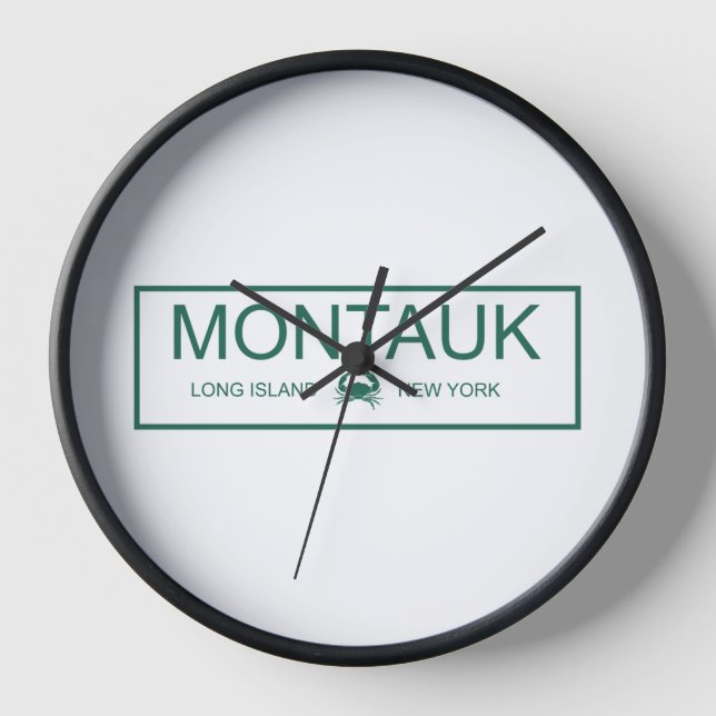 Reloj Montauk. Long Island. New York (Anverso)