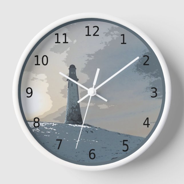 Reloj Monumento Hoad, Ulverston, John Barrow, faro (Anverso)