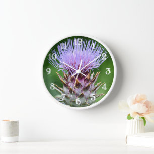 Reloj Morado Artichoke Thisthead Floral
