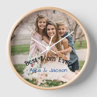 Reloj Mother's day best mum wall clock
