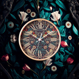 Reloj Motivo Victoriano William Morris Strawberry Thief