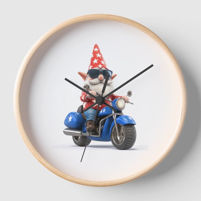 Reloj Motocicleta estadounidense de Gnome (Anverso)