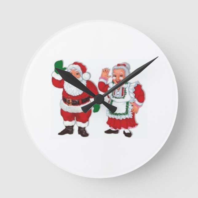 RELOJ "MR and SRA. SANTA CLAUS" (Anverso)