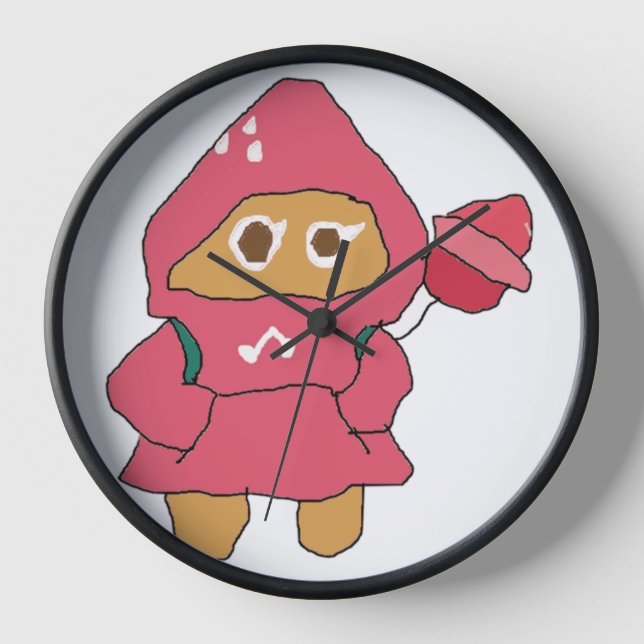 Reloj Ms Paint cookie run fresa cookie (Anverso)