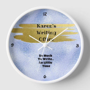 Reloj "Mucho por escribir