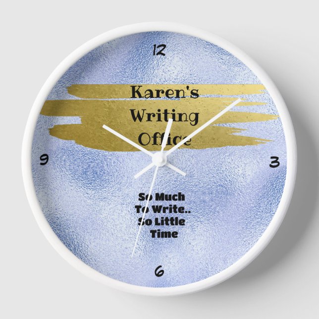 Reloj "Mucho por escribir (Anverso)