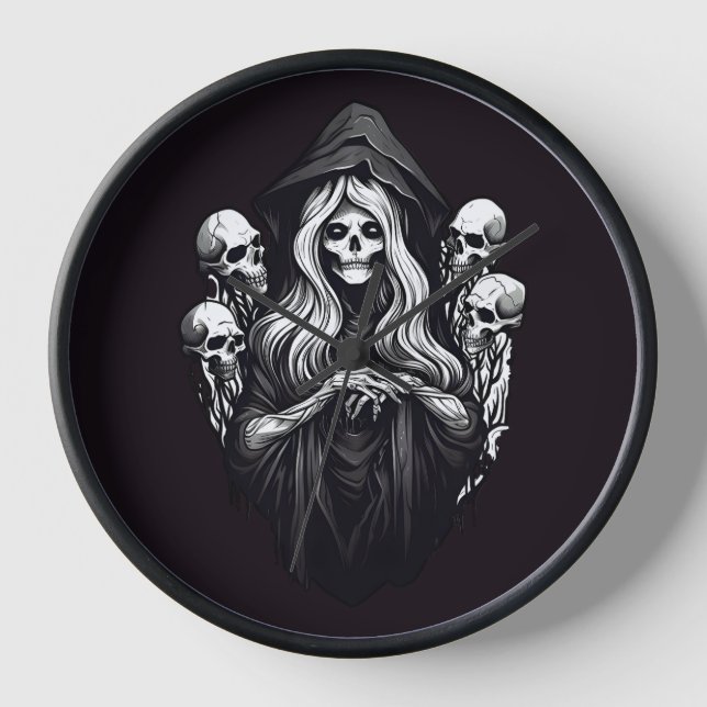 Reloj Muerte con cráneo (Anverso)