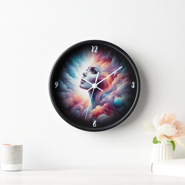 Reloj Mujer con cabello Aura Cósmica (Hogar)