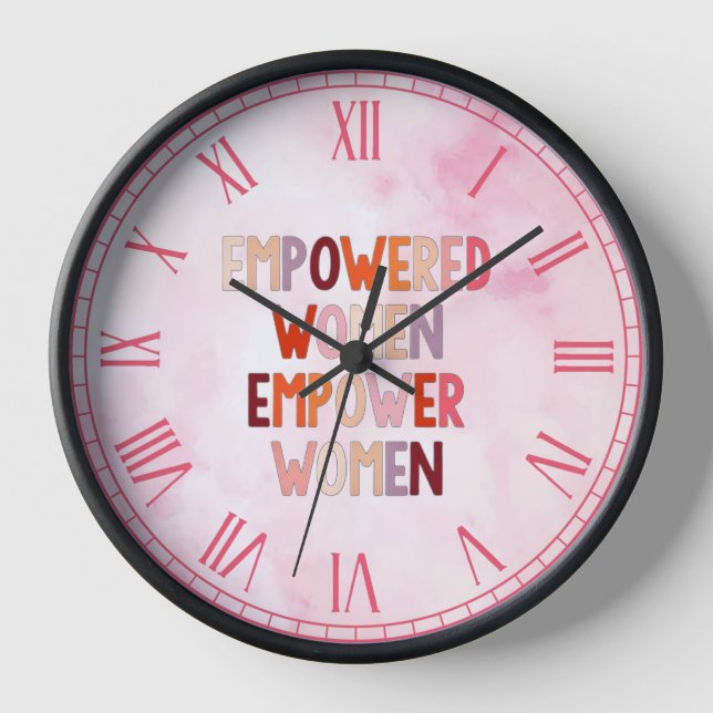 Reloj Mujeres Empoderadas Empoderan a Mujeres (Anverso)