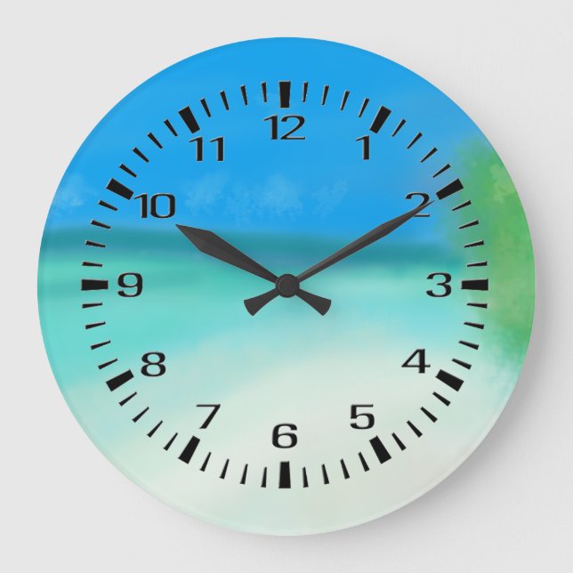 Reloj mural de playa abandonado (Anverso)