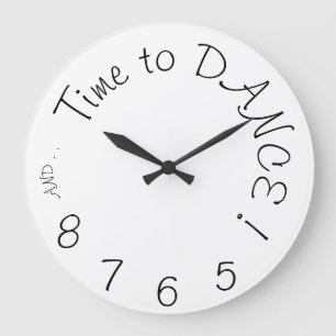 Reloj mural para bailarinas