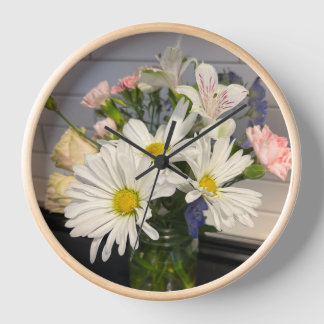 Reloj Muro de flor de primavera