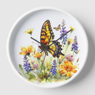 Reloj Muro de la mariposa