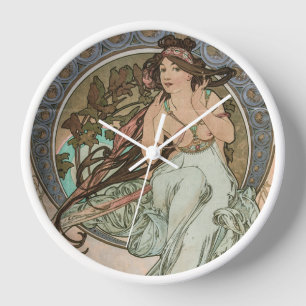 Reloj Música de Les Arts, por Alphonse Mucha