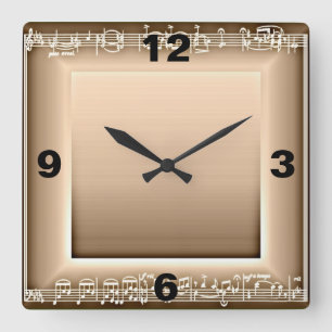 Reloj musical elegante