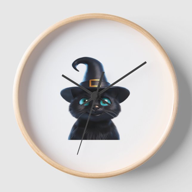 Reloj Mystic Kitty - Camiseta clásica para gato de Hallo (Anverso)