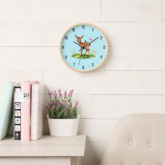 Reloj Nacimiento de ciervos para bebés