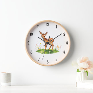 Reloj Nacimiento de ciervos para bebés
