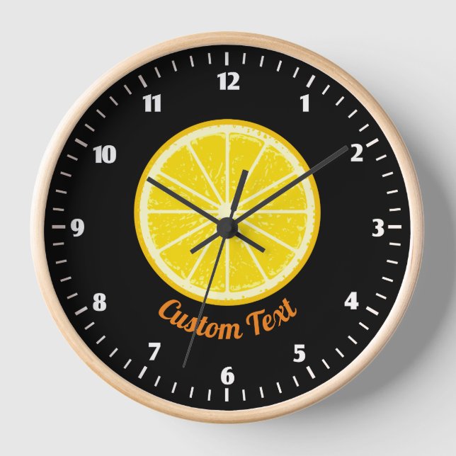 Reloj Naranja Slice (Anverso)
