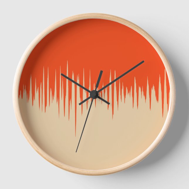 Reloj Naranja y Tan (Anverso)