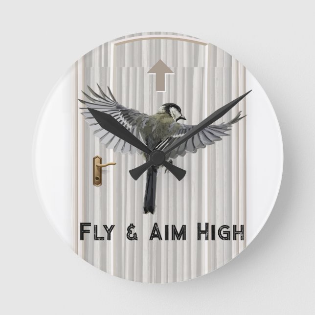 Reloj natural de la fauna silvestre de águila (Anverso)