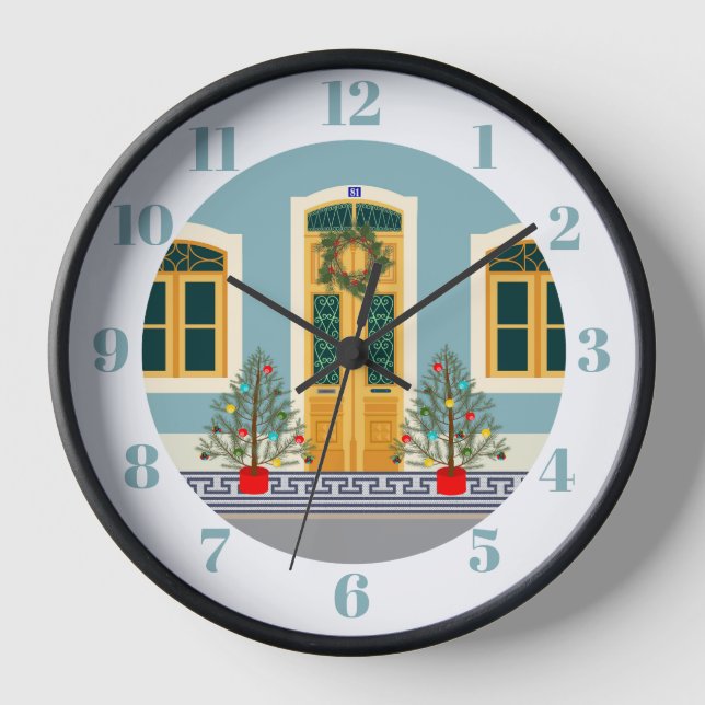 Reloj Navidades celebran la Casa Portuguesa (Anverso)