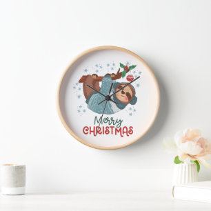 Reloj Navidades de Lazy Sloth