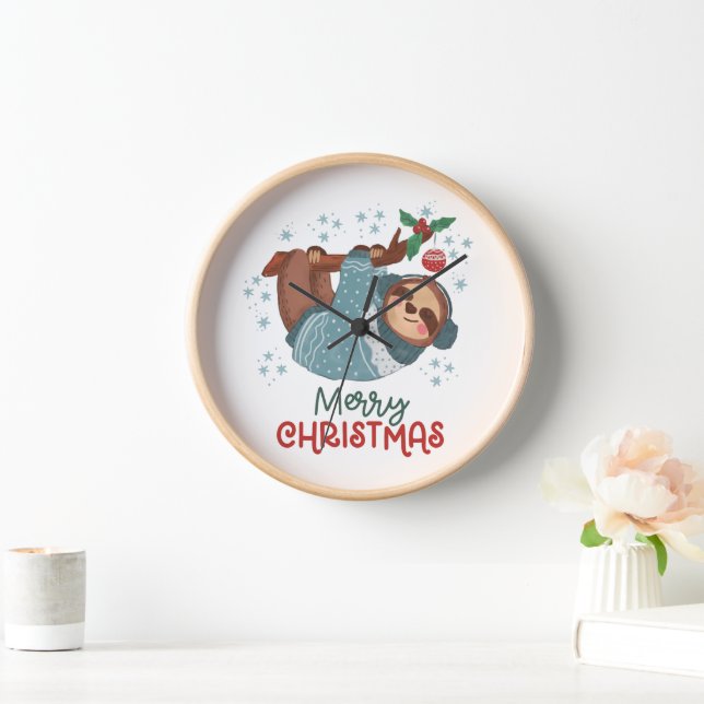 Reloj Navidades de Lazy Sloth (Hogar)