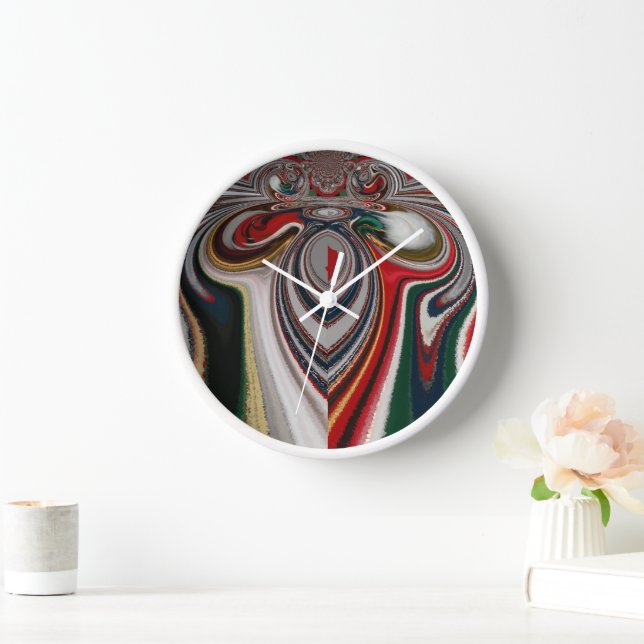 Reloj Navidades del Kaleidoscope: Decoración festiva del (Hogar)