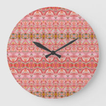 Reloj negrita con Verde azulado y rojo