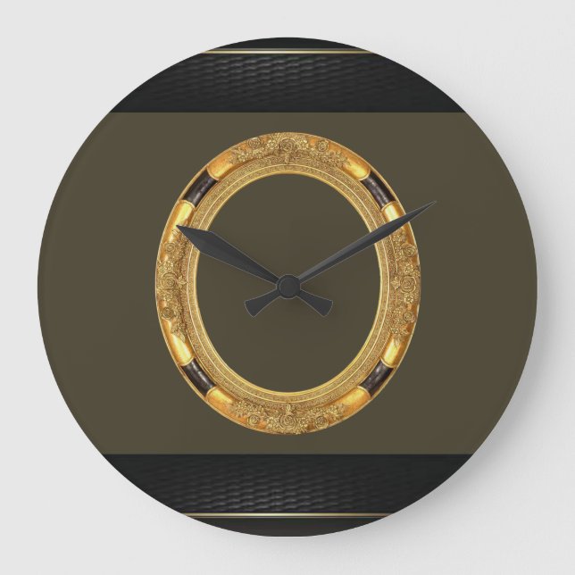 Reloj negro dorado (Anverso)