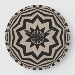 Reloj negro y blanco negrita