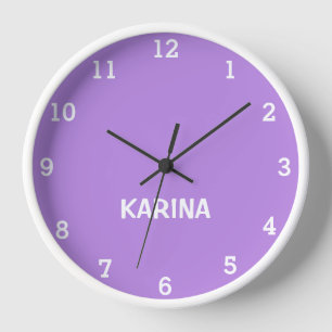 Reloj Niña Genial Moderno Morado Elegante Nombre Persona