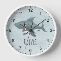 Niños Cute Blue Ocean Shark Nids Nursery