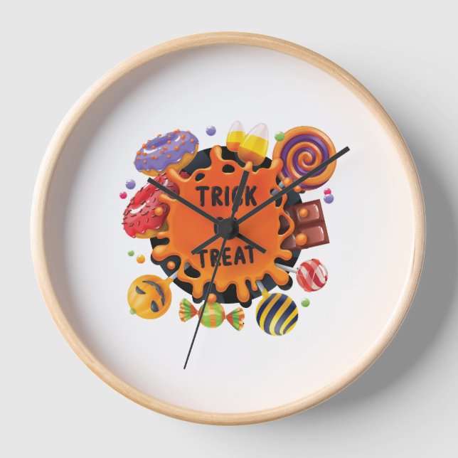 Reloj niños de halloween (Anverso)